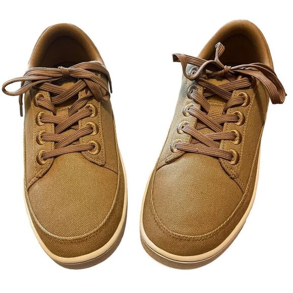 Allbirds Canvas Pacers Tan Size W9 NEW - Picture 2 of 7